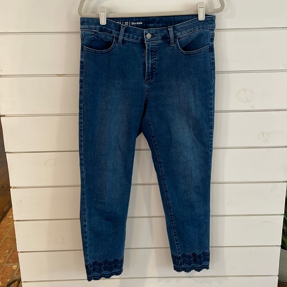 Talbots size 10 ankle jeans